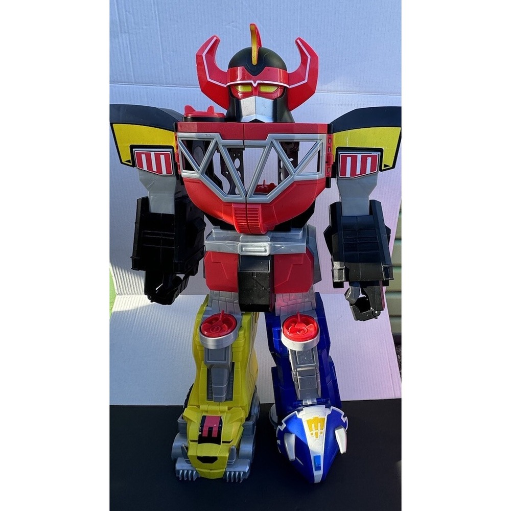 2015 Imaginext Power Rangers Morphin Megazord 27" Playset TSTD WRKING